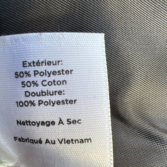 Talbots Petites Long Sleeve Button Front Tweed Jacket Black & White Size 6P - Picture 7 of 7